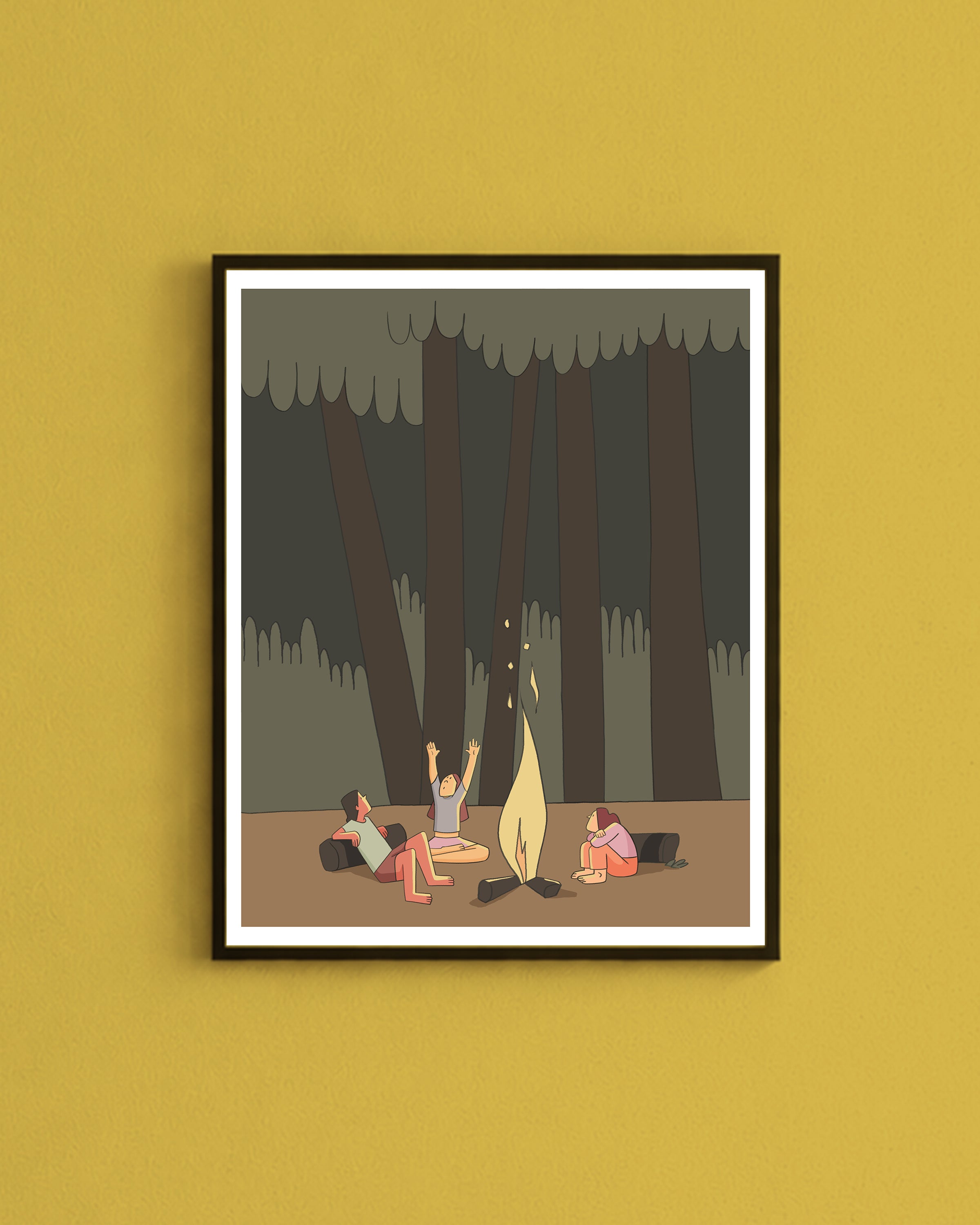 The Campfire ( 8" x 10" )