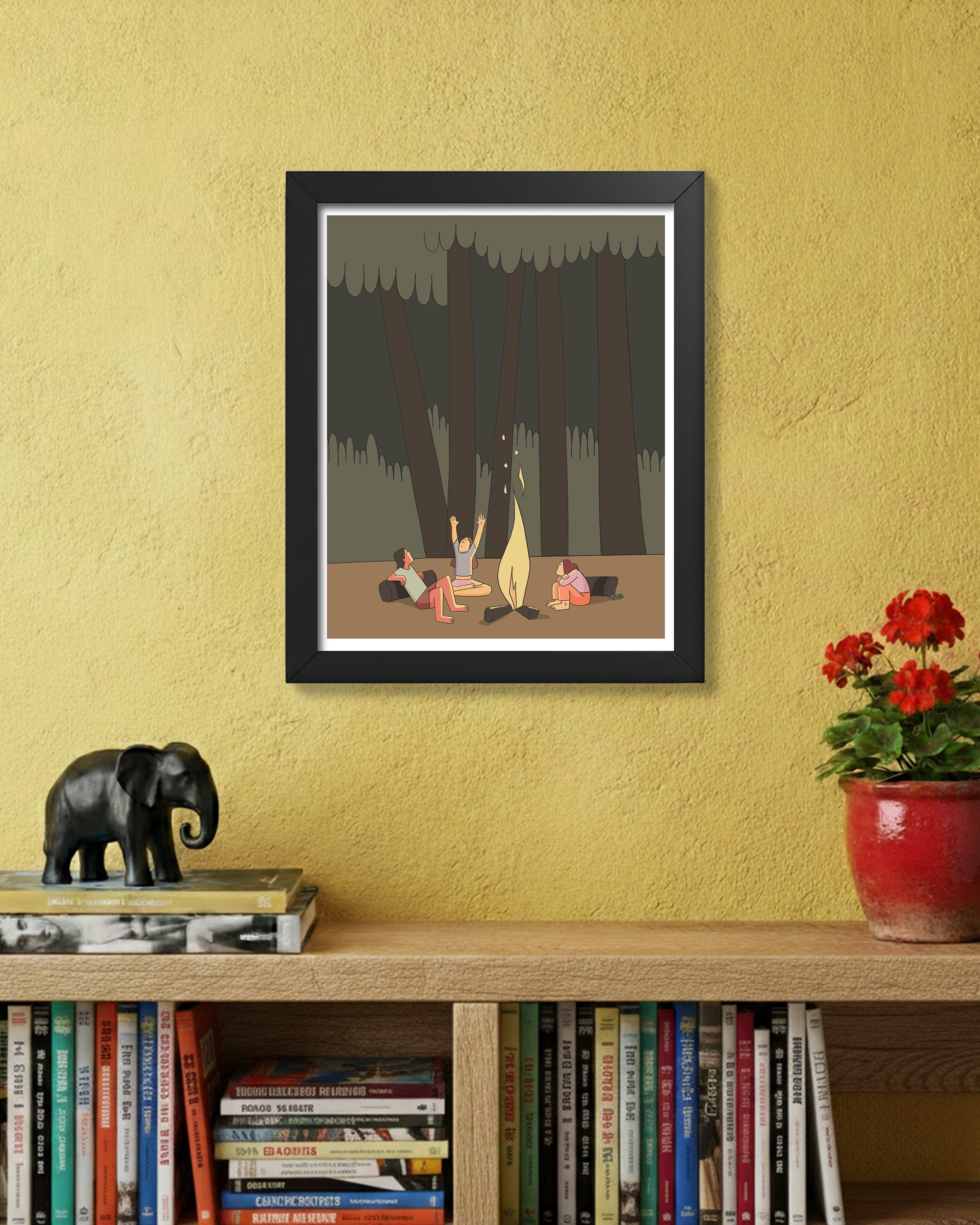 The Campfire ( 8" x 10" )