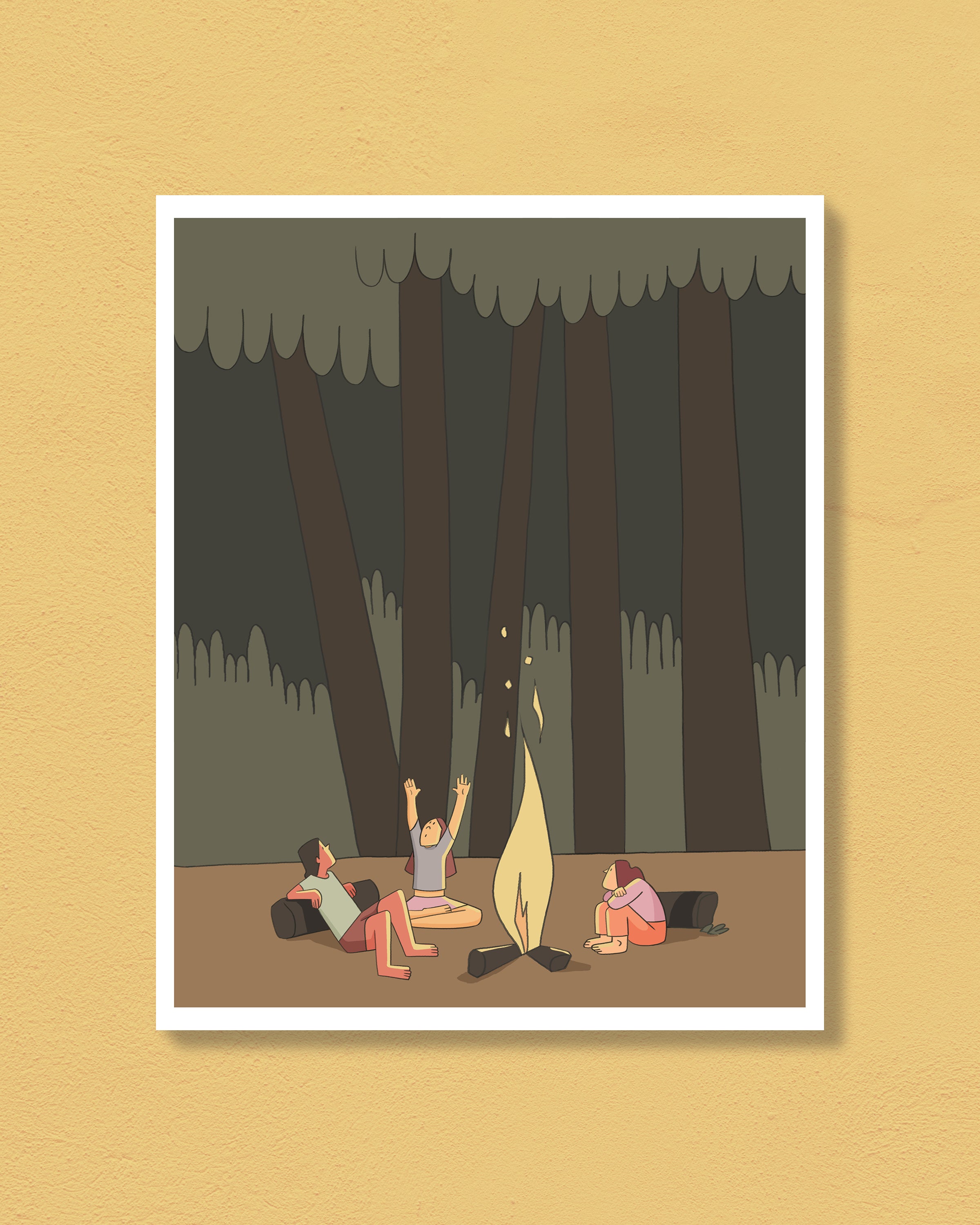 The Campfire ( 8" x 10" )