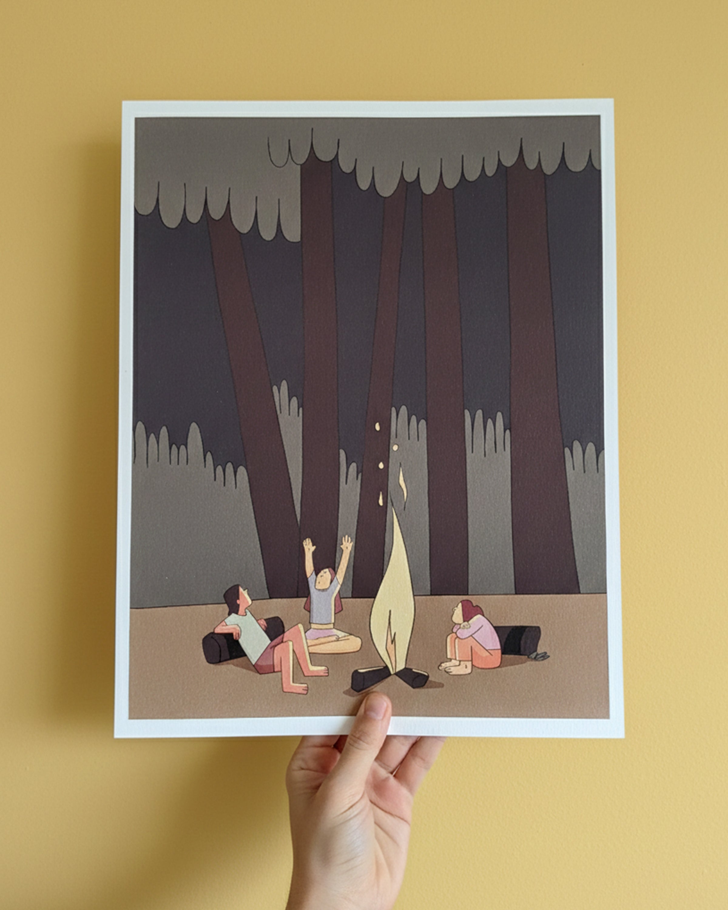 The Campfire ( 8" x 10" )