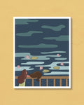 The Lotus Pond ( 8" x 10" )