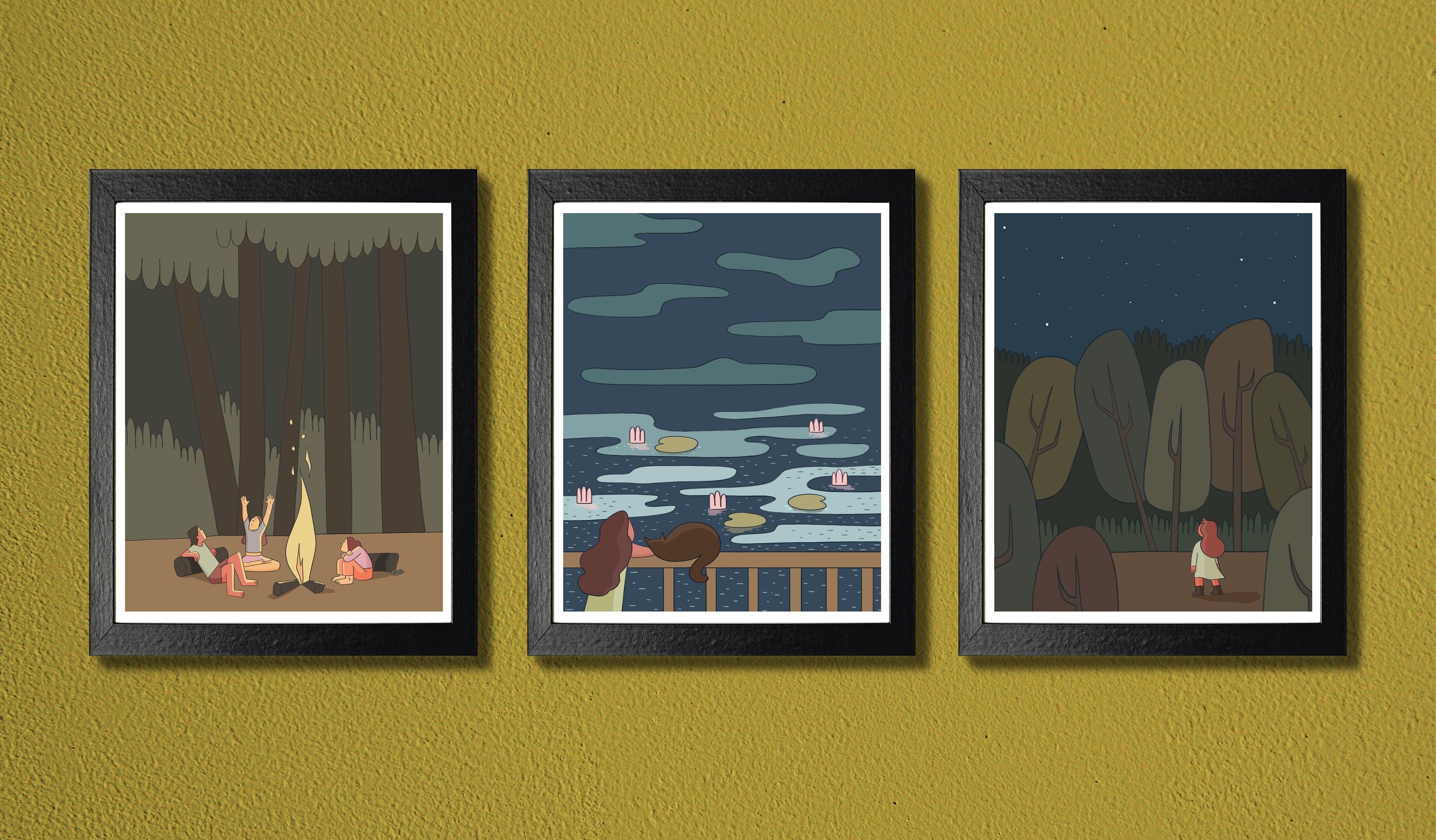 The Forest Combo ( 8" x 10" each )