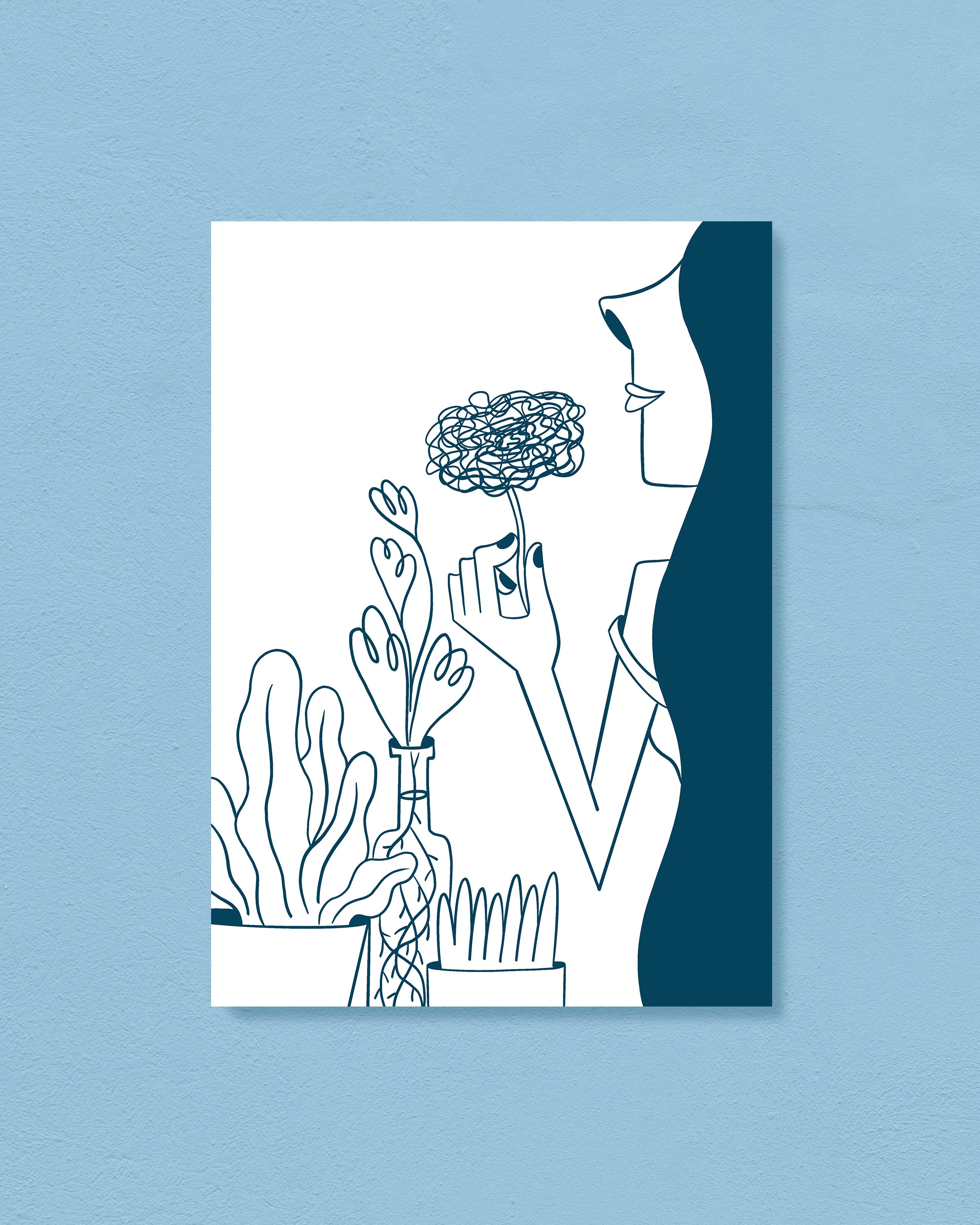 Stop and Smell the Roses ( 5" x 7" )