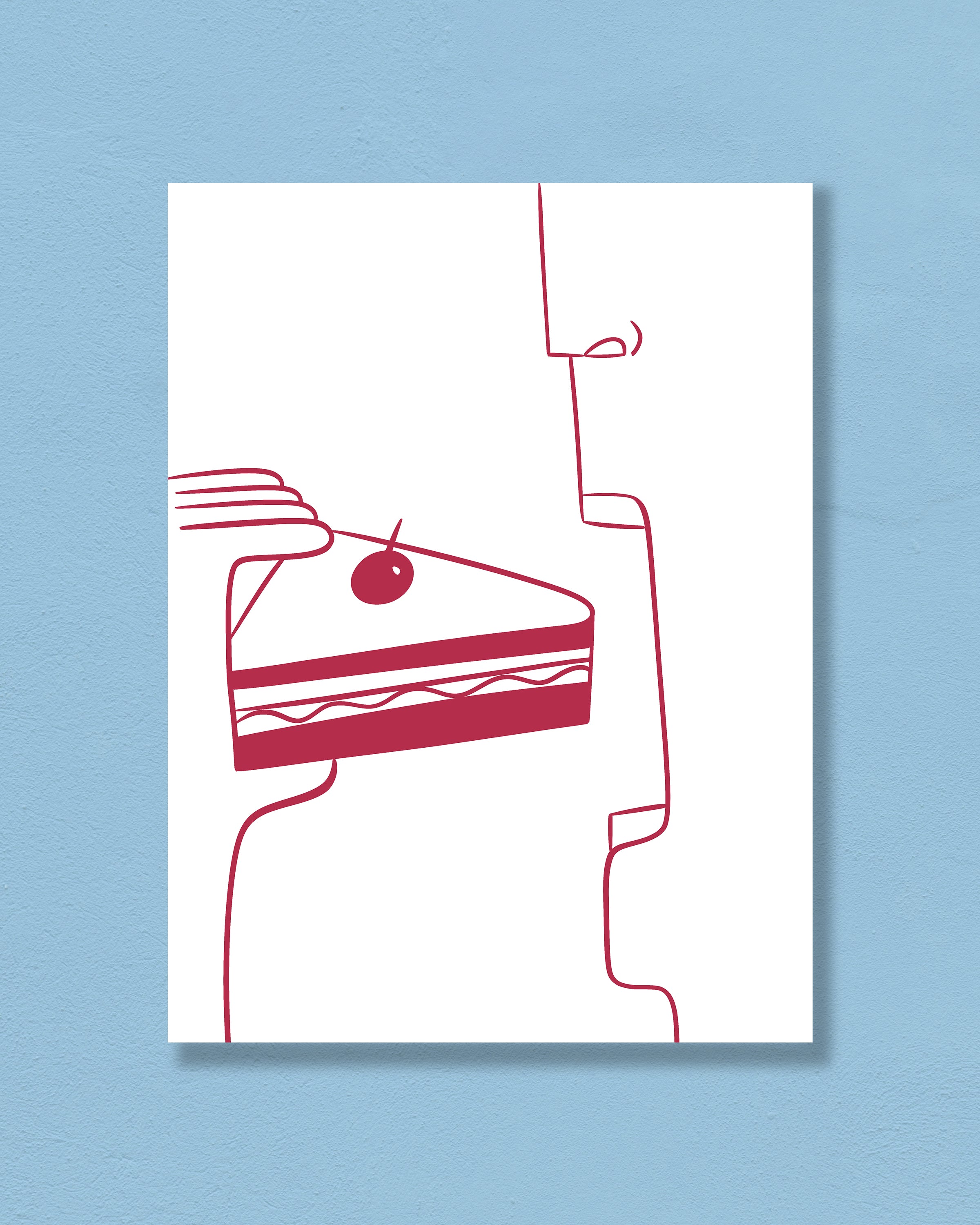 Piece of Cake ( 3" x 4" )
