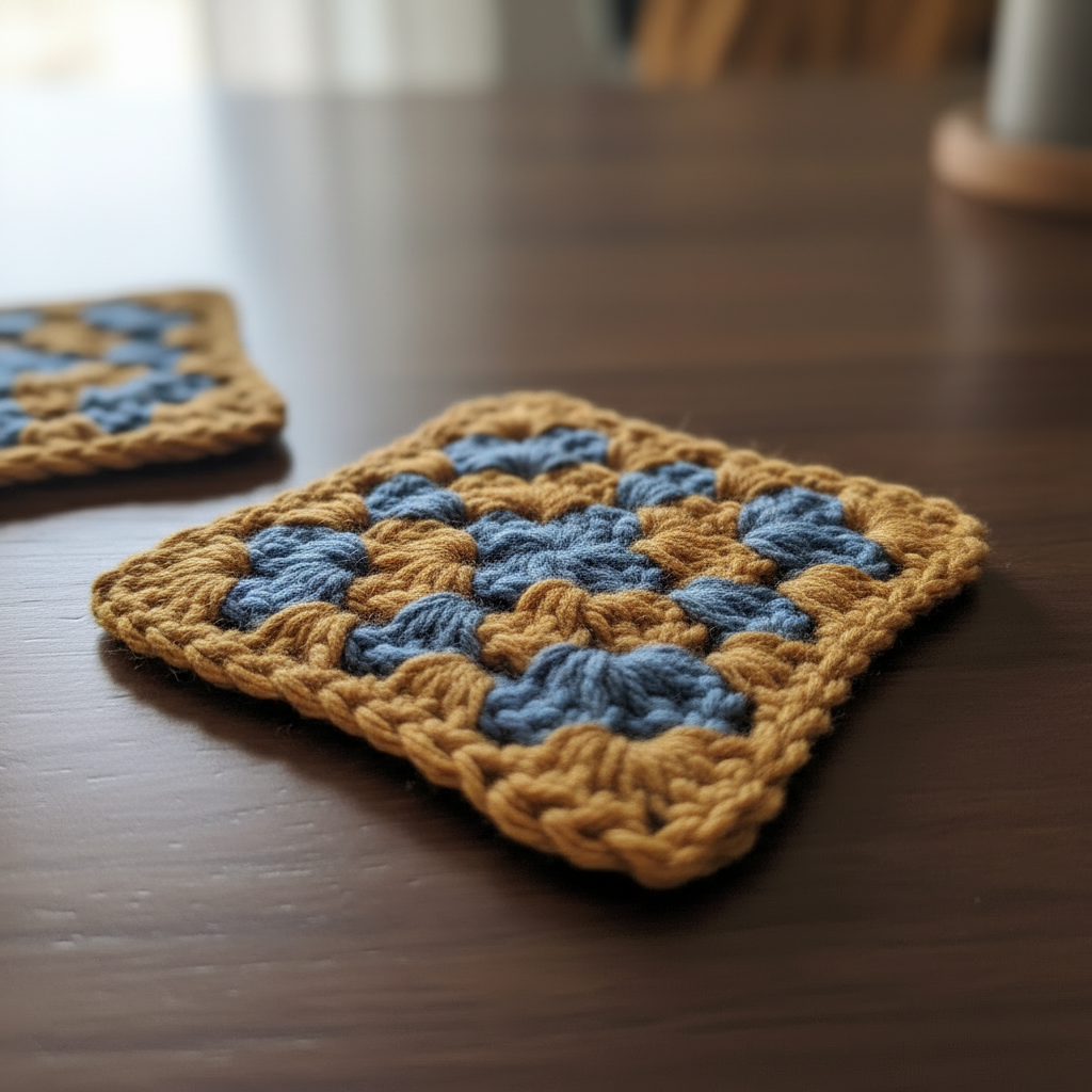 Crochet Coasters - Close-up Detail