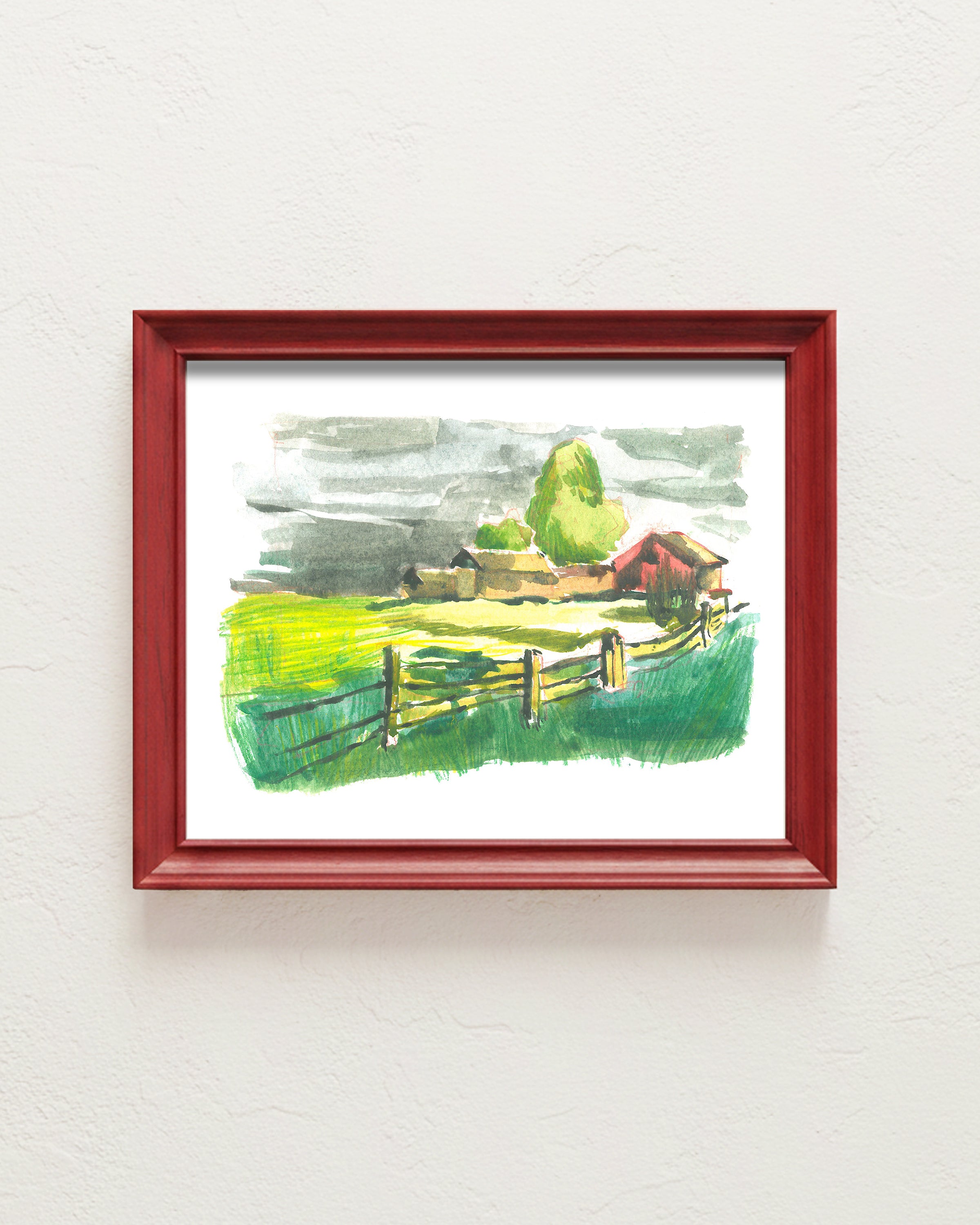 The Farmhouse ( 6" x 8" )