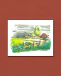 The Farmhouse ( 6" x 8" )