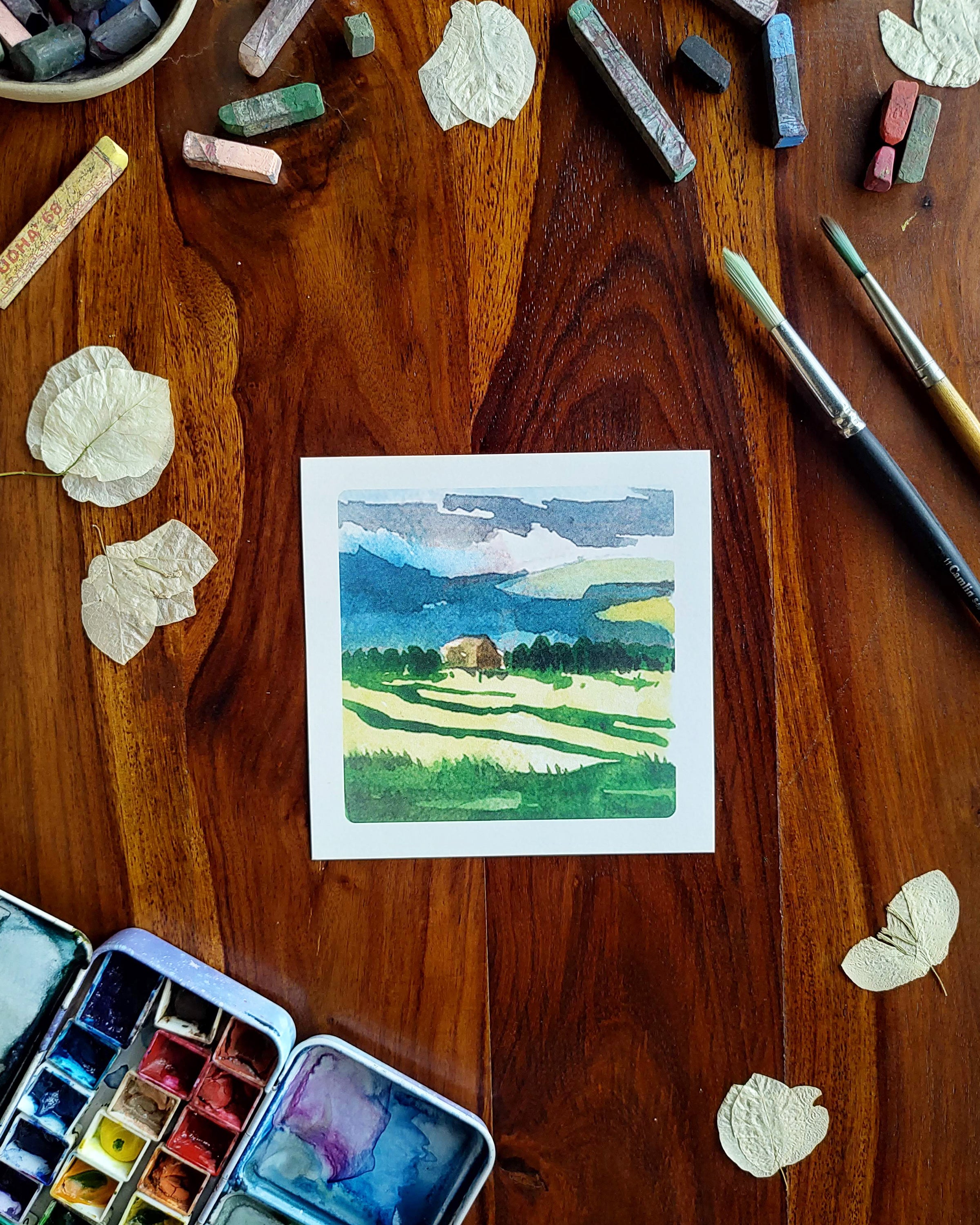 Sanctuary ( 4" x 4" )