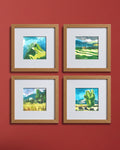 The Quiet Quartet ( 4" x 4" each )