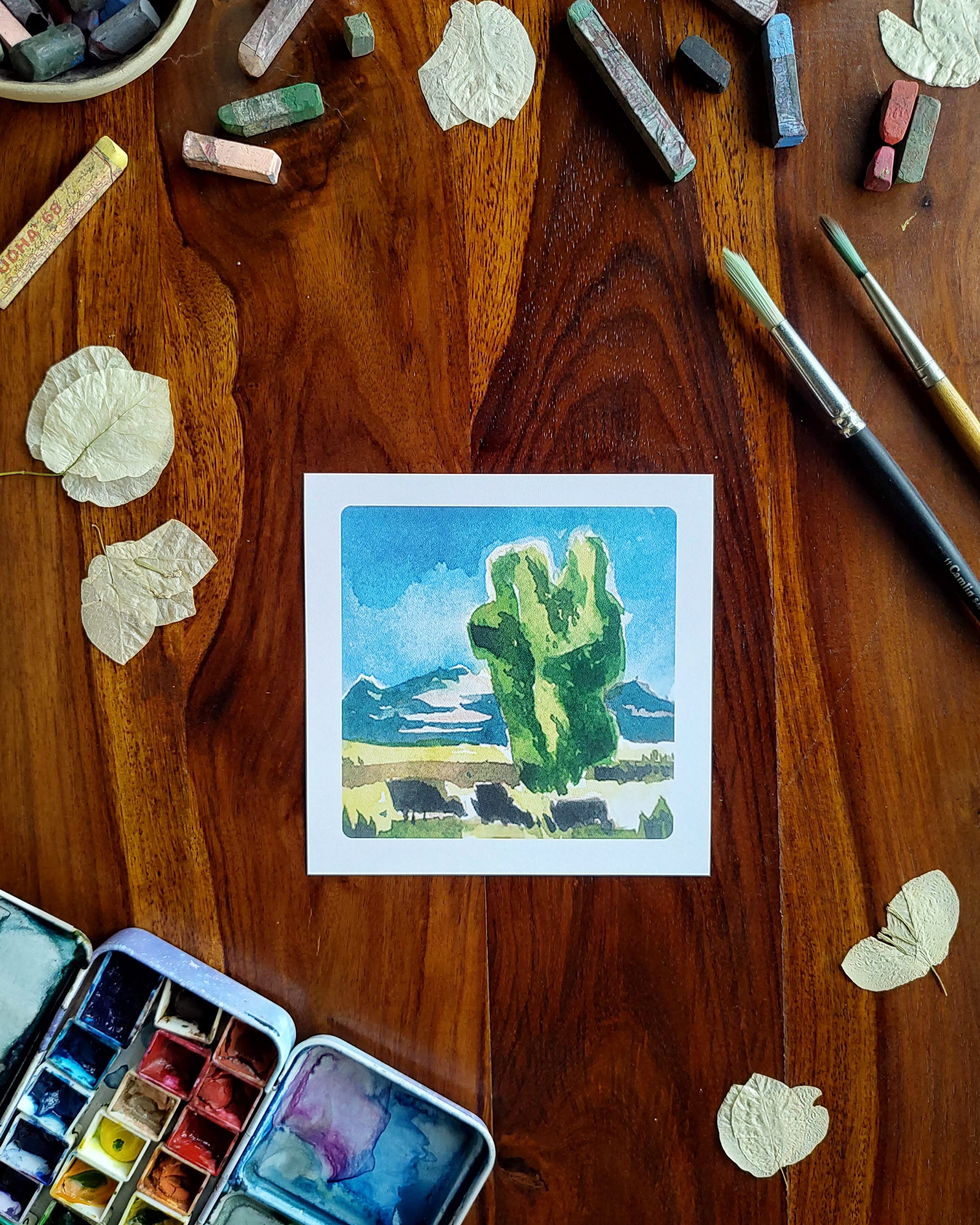 Solace ( 4" x 4" )