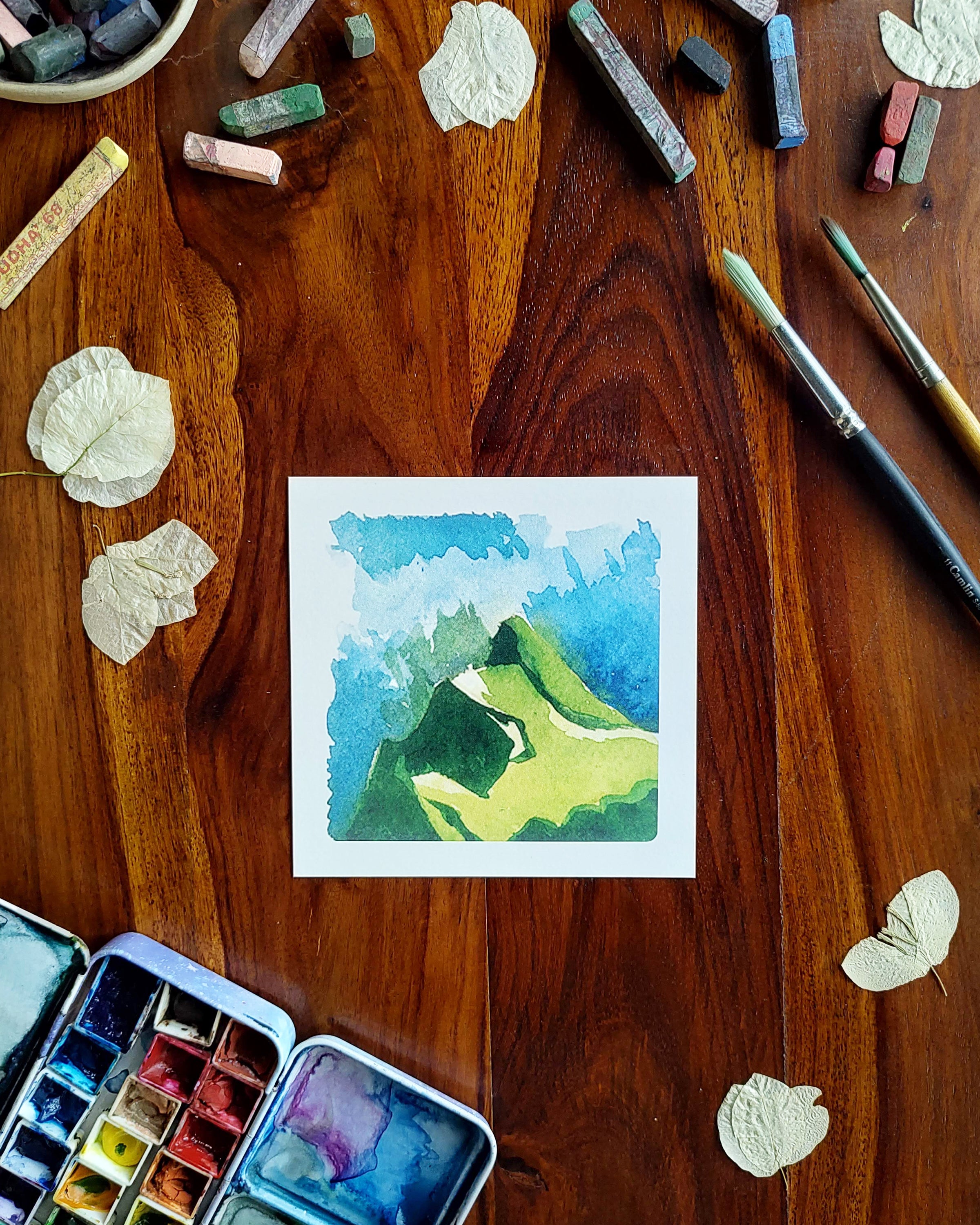 The Summit ( 4" x 4" )