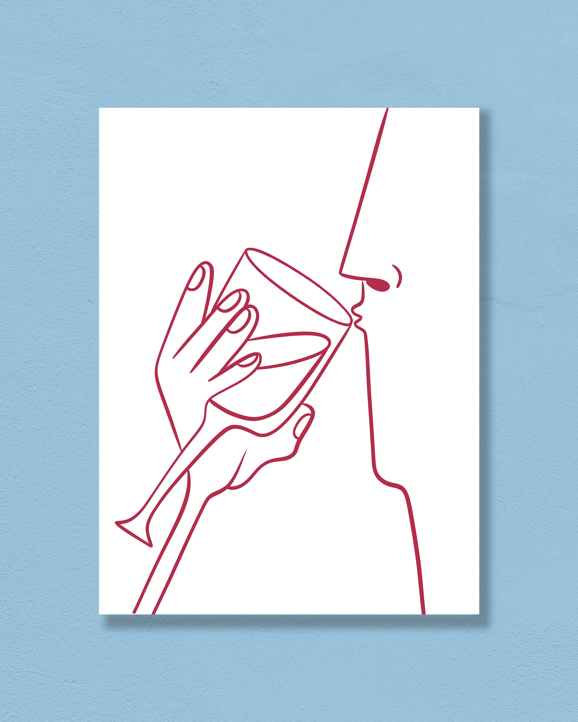 Wine Tasting ( 3" x 4" )