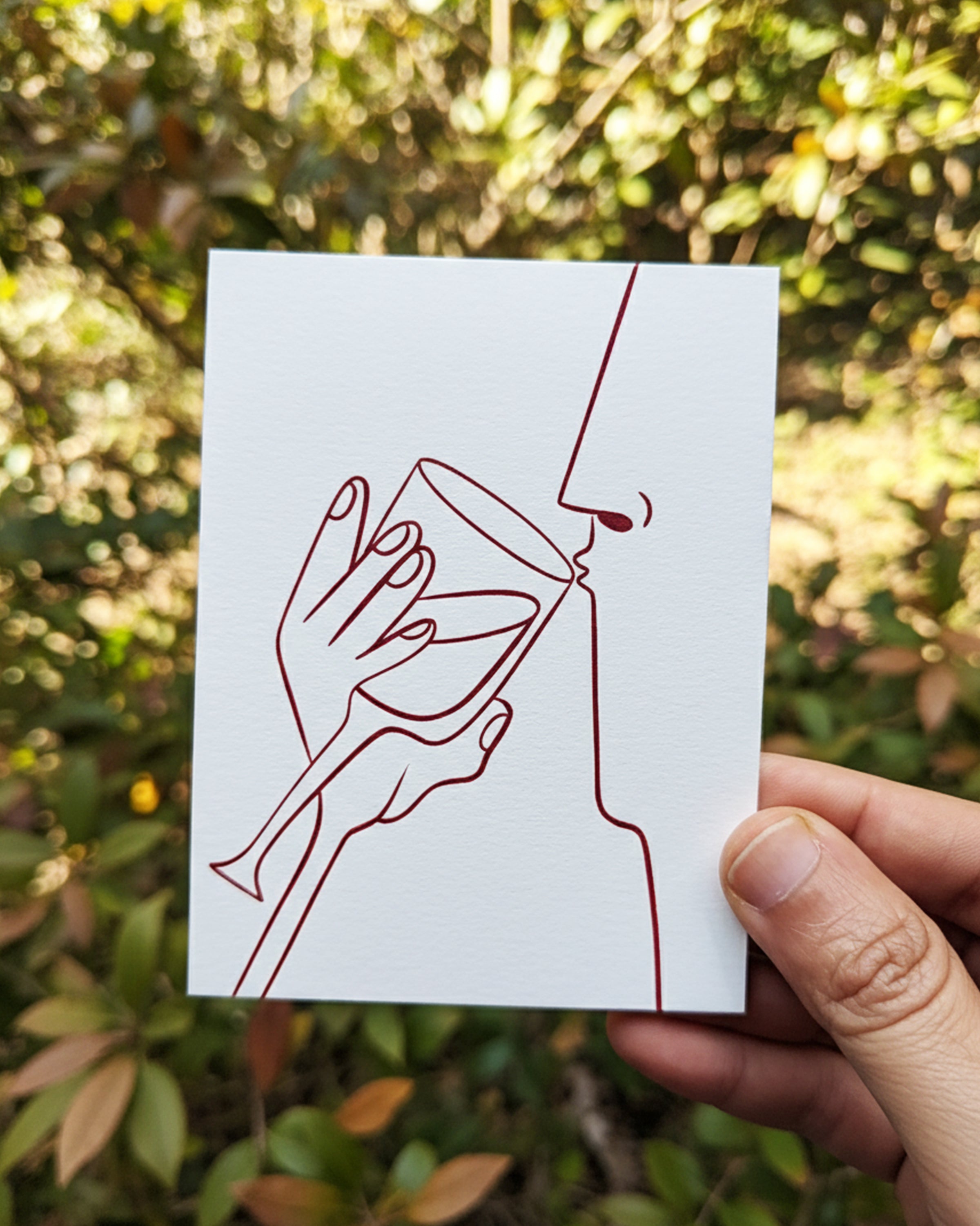 Wine Tasting ( 3" x 4" )